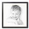 ArtToFrames 24x24" Matted Picture Frame with 20x20" Single Mat Photo Opening Framed in 1.25" Black and 2" Mat (FWM-4083-24x24)